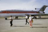 Federated States of Micronesia, people at airport on Yap Island