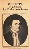 Bulletin de la Société des Études Océaniennes numéro 190-191