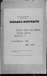 Patrol Reports. West New Britain District, Hoskins, 1966 - 1967