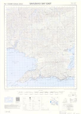 Fiji 1:50,000: Savusavu Bay East (Sheet Vanua Levu 12)