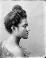 Portrait of an unidentified Samoan Woman