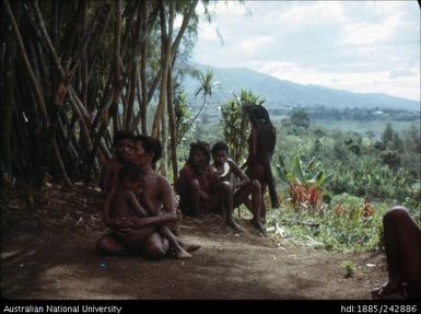 People seated on the ground