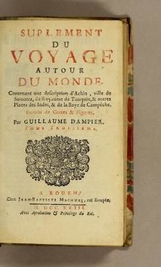 Nouveau voyage autour du monde. : Où l'on décrit en particulier l'Istme de l'Amerique, plusieurs côtes & isles des Indes occidentales, les isles du Cap Verd, le passage par la Terre del Fuego, les côtes meridiolales [sic] de Chili, du Perou, & du Mexique