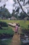 [Women and children outside] Native village Viti Levu, Fiji