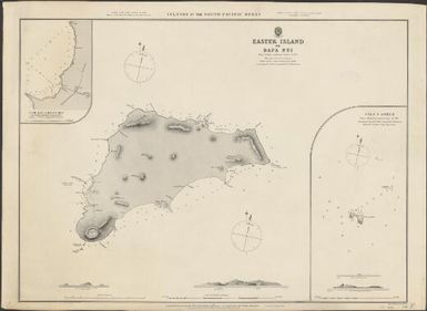 Easter Island, or, Rapa Nui : from a Chilian Government survey of 1870 with additions from former navigators / engraved by Davies & Company