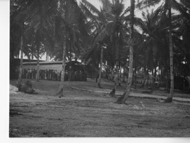 People waiting to return home