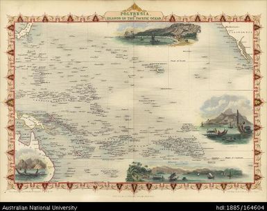 Polynesia, Islands of the Pacific Ocean, 1851