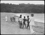 Two men being arrested, Malua Bay, Malekula