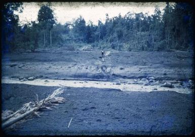 Mudflows on the Amboga River near Sangarra, Popondetta, Papua New Guinea, 1951 / Albert Speer