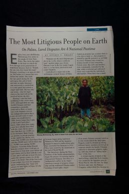 File: Land, Land and Water tenure, land completed