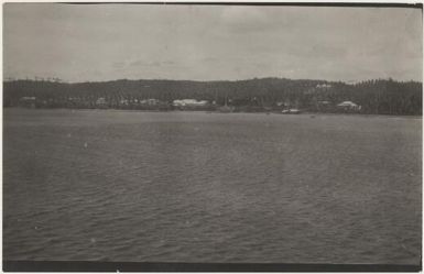 View of Rabaul from the harbour, New Guinea, approximately 1914, 3