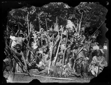 Group of Cook Island warriors