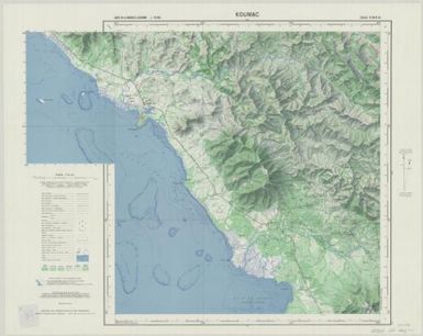 Carte de la Nouvelle Caledonie 150 000: Koumac