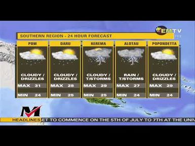 NATIONAL EMTV NEWS | 6PM | MONDAY 30th JUNE, 2025