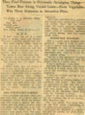 They Find Pleasure In Personally Arranging Things - Tastes Run Along Varied Lines - Even Vegetables Win Their Attention In Attractive Plots. Northwest History. State History. Box 120. State History Floriculture Gardening Wild Flowers.