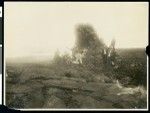 Los Angeles Chamber of Commerce excursionists next to a lava cone, Hawaii, 1907