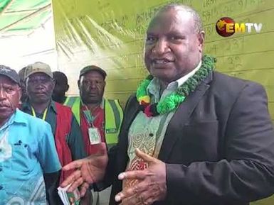 Marape on Victory