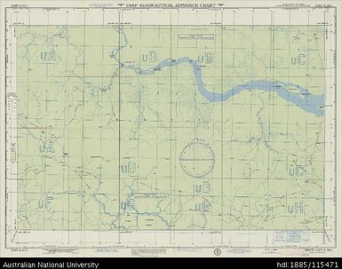 Papua New Guinea, New Guinea, Boiti, Aeronautical Approach Chart Series, Sheet 1097 A-II-G, 1955, 1:250 000