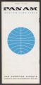 Pan Am system time table, August 1-31, 1967