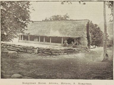 Marquesan house, Atuona, Hiva-Oa, S. Marquesas