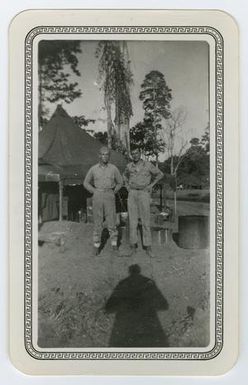 [Photograph of Chuck Allen and George Walker]