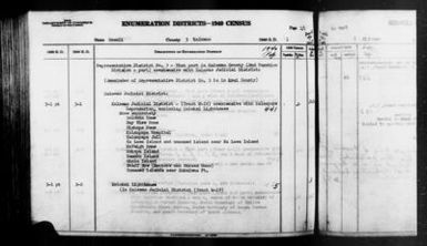 1940 Census Enumeration District Descriptions - Hawaii - Kalawao County - ED 3-1, ED 3-2