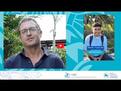 Teen Tuna Tok: SPC's Fisheries Scientist replies to Heinrich from Marshall Islands on World Tuna Day