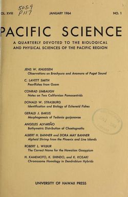 Pacific science