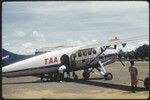 Mount Hagen airstrip, small airplane being loaded