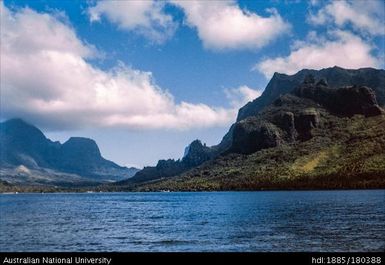 Tahiti - view of island