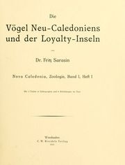 Nova Caledonia. Forschungen in Neu-Caledonien und auf den Loyalty-Inseln. Recherches scientifiques en Nouvelle-Calédonie et aux iles Loyalty. A. Zoologie, 1