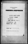 Patrol Reports. West Sepik District, Vanimo, 1957 - 1958