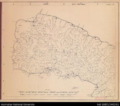 Solomon Islands, San Cristobal, Arosi, Series: Sketch, Sheet 1, 1966?, 1:50 000