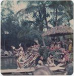 Hawaiian festival (luau). Polynesian program, Christmas 1974 [01]