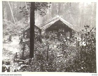 1942-08-29. AN AUSTRALIAN OUTPOST IN NEW GUINEA. (NEGATIVE BY D. PARER)