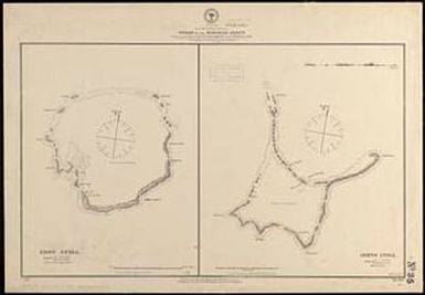 North Pacific Ocean, atolls in the Marshall Group from an examination by the U.S.S. "Narragansett", Comdr. R.W. Meade, in 1872