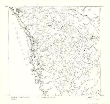 Malaita 1:50,000 sketch map.: Langalanga (Sheet 5)