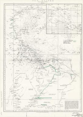 [The explorations of C.H. Karius and I.F. Champion in the crossing of] New Guinea from south to north, 1926-28 (J.R. Black Map Collection / Item 140)