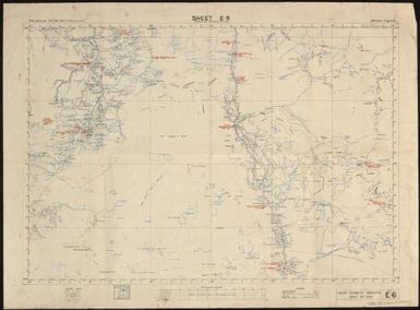 Australian aeronautical map (Sheet E6)