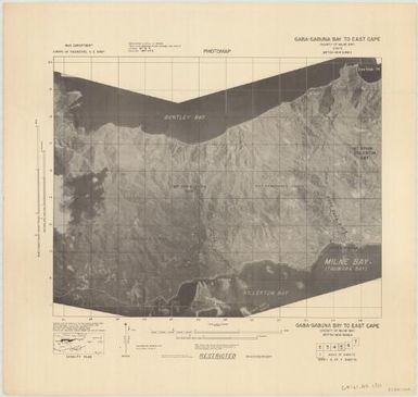 [Papua New Guinea 1:30,000 photomap] (Gaba-Gabuna to East Cape 5)