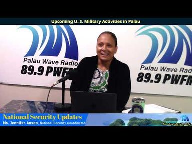 National Security Updates with Coordinator Ms. Jennifer Anson (May 16, 2022)