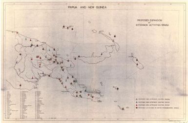 Papua and New Guinea : proposed expansion of extension activities 1959/62