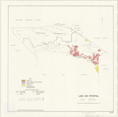 Land use potential: Gulf District (Sheet 2.2)