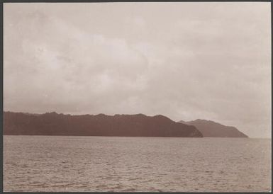 Coast of Steep Cliff Bay, Raga, New Hebrides, 1906 / J.W. Beattie