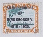 Stamp: Cook Islands Six Pence