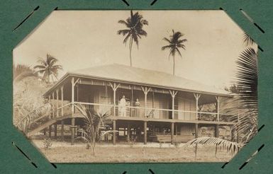 House with wraparound verandah.  From the album: Banaba (Ocean Island)