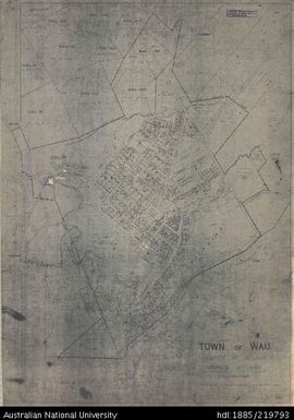 Papua New Guinea, Town of Wau, 1:3 168, 1967
