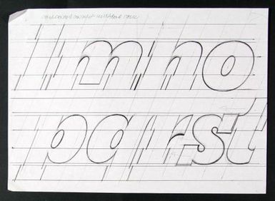 Churchward Conserif UltraBold Italic Sketch