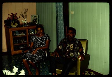 Vinod Choy and his sister, 1971