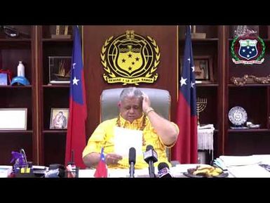 Feiloa'iga 'a le Palemia Hon. La'aulialemalietoa Polata'ivao Fosi Schmidt & Media - 29 JAN 2026